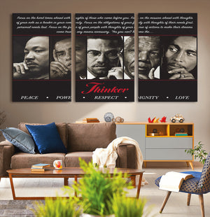 Thinkers of Wall Art Canvas Print - Inspirational Wall Art