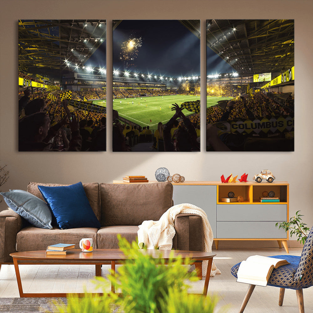 Columbus Crew Soccer Team Print - Columbus Crew Stadium Wall