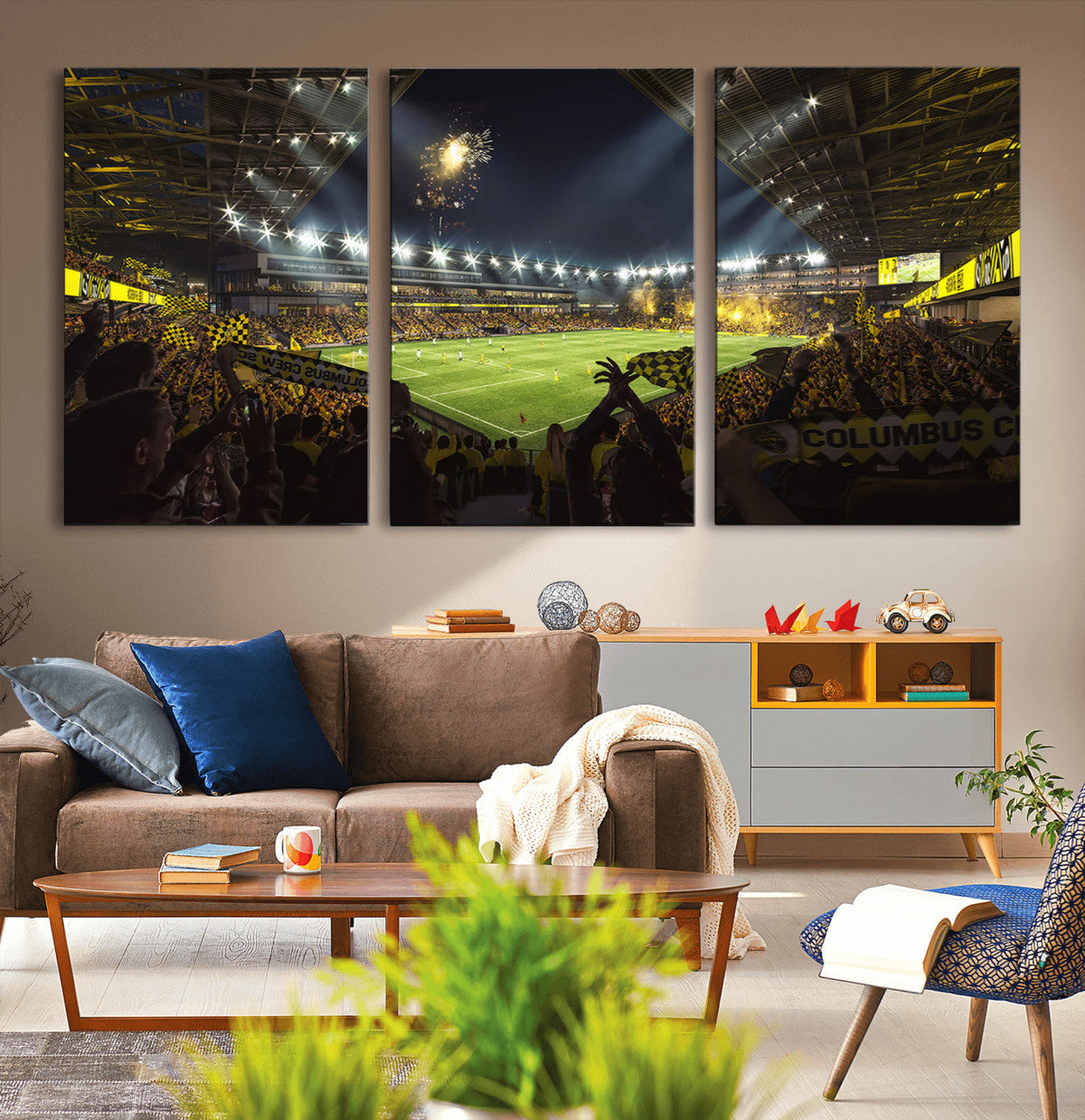 Columbus Crew Soccer Team Print - Columbus Crew Stadium Wall