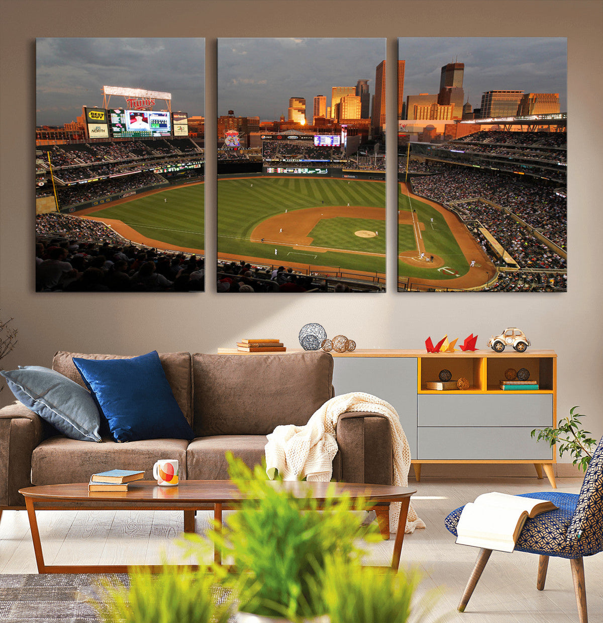 Minnesota Twins Baseball Team Print - Minneapolis Target