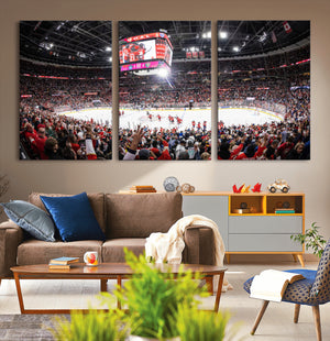 Amerant Bank Arena Wall Art Canvas Print - Basketball Arena