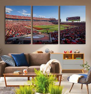 Florida Tampa Raymond James Stadium Wall Art Canvas Print -