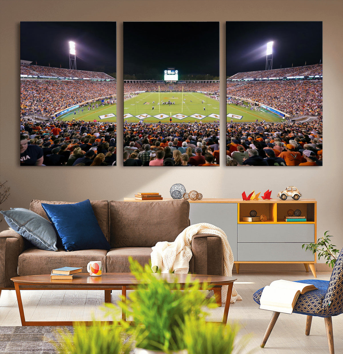 Virginia Cavaliers Football Team Print - Charlottesville