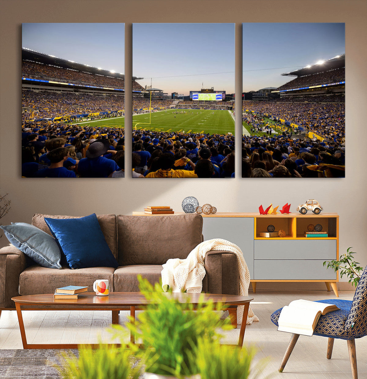Pittsburgh Panthers Football Team Print - Pittsburgh