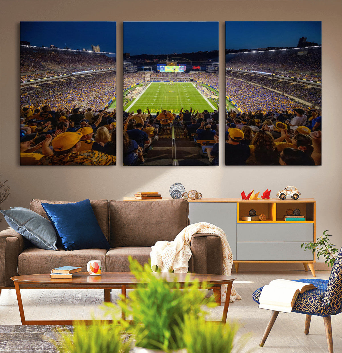 Pittsburgh Panthers Football Team Print - Pittsburgh