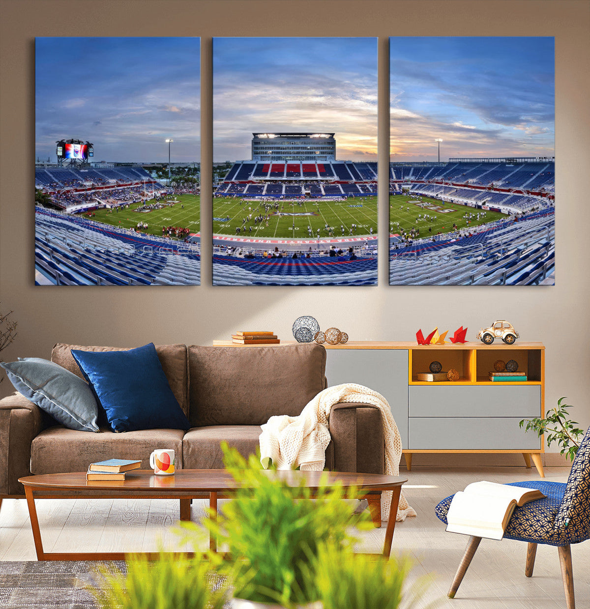 Florida Atlantic University Owls Football Team Print - Boca