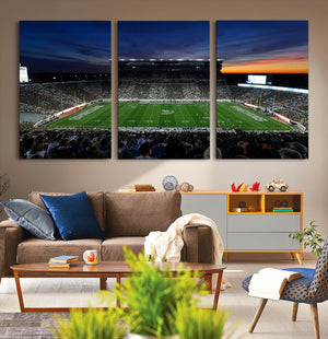 Michigan State Spartans Football Team Print - East Lansing