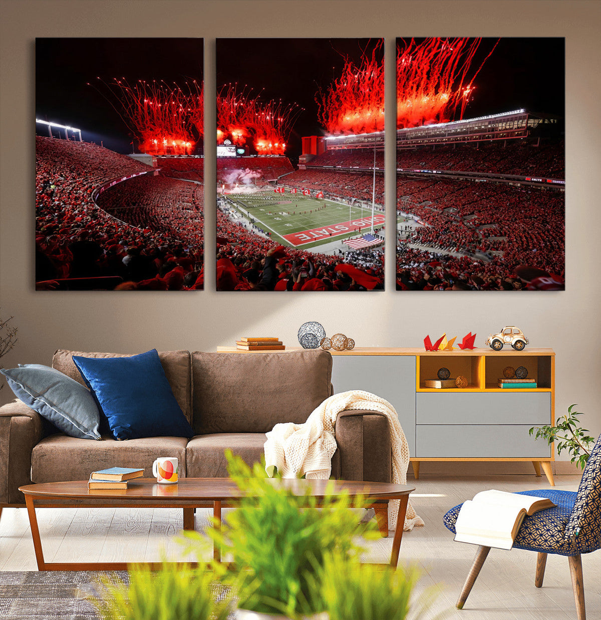 Ohio State University Buckeyes Football Team Print -