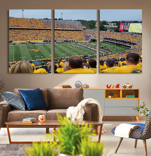 Puskar Stadium Canvas Print Wall Art - Morgantown Print -