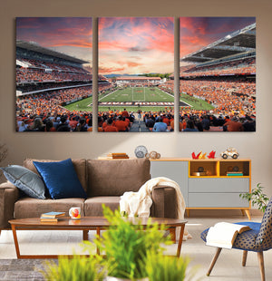 Oregon State Beavers Football Team Print - Corvallis Reser