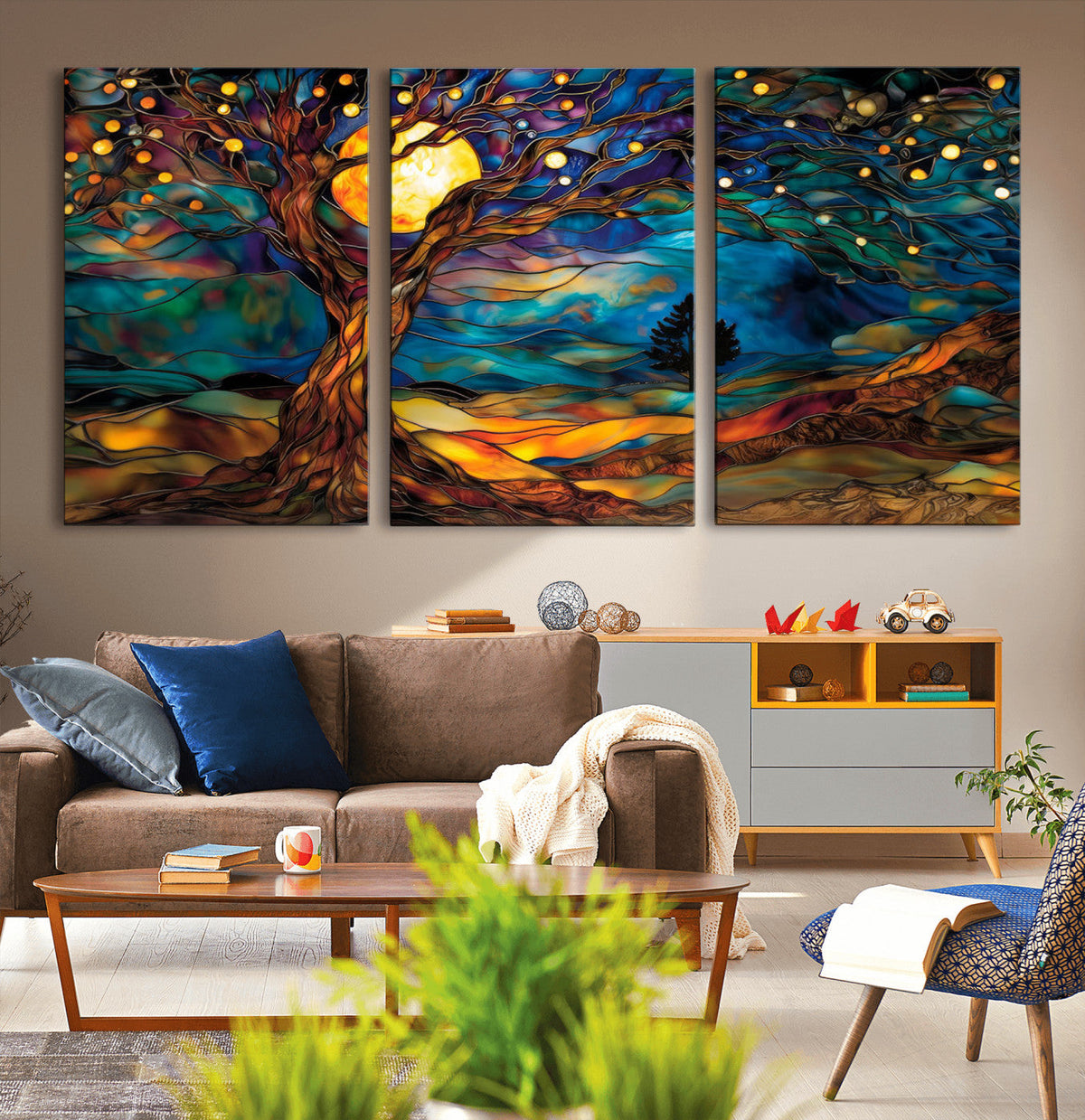 Tree of Life Wall Art - Yggdrasil Tree of Life Canvas Print