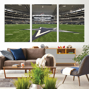 Dallas Cowboys Football Team Print - Arlington AT&T Stadium