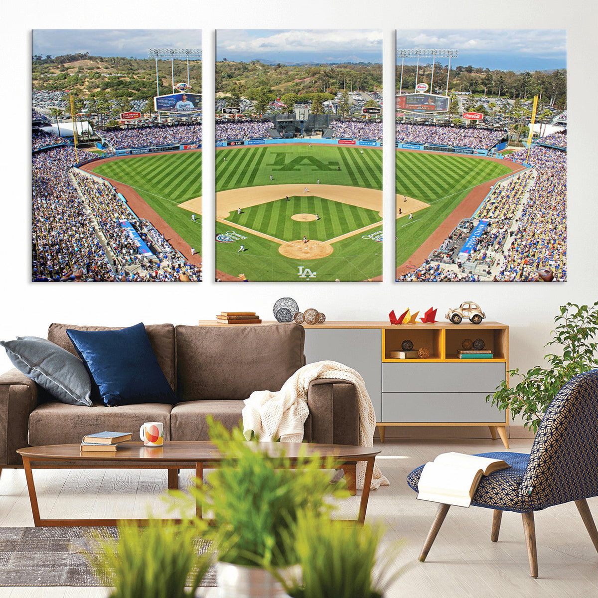 Citi Field Wall Art Print | 3-Panel New York Mets Baseball