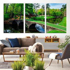 Augusta National Golf Club Wall Art - Panoramic Bridge &