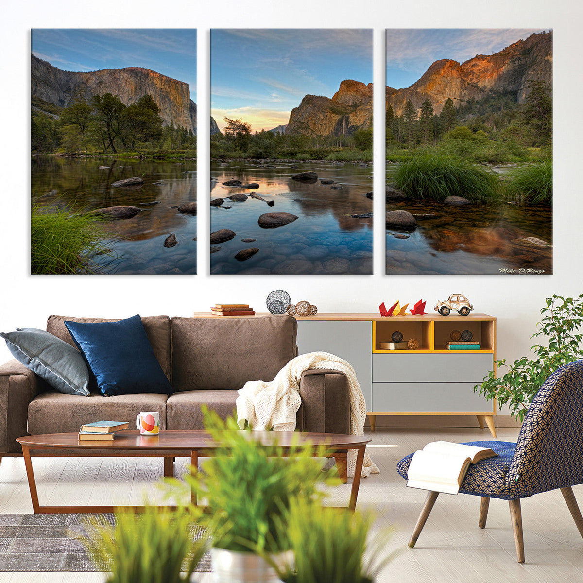 Yosemite Valley Wall Art Canvas Print – Framed El Capitan