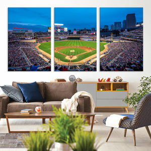 Target Field Stadium Wall Art Canvas Print – Minnesota Twins