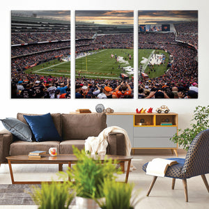 Chicago Bears Soldiers Field Wall Art Canvas Print – Framed