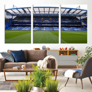 Stamford Bridge Chelsea Football Stadium Canvas Wall Art