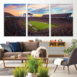 Jordan-Hare Stadium Wall Art Canvas Print, Football Stadium