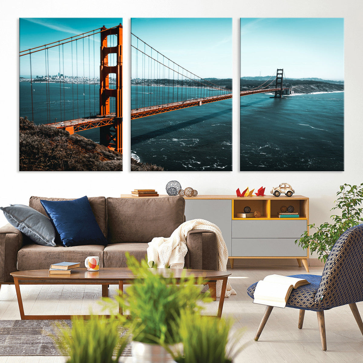 Golden Gate Bridge Wall Art Canvas Print – San Francisco