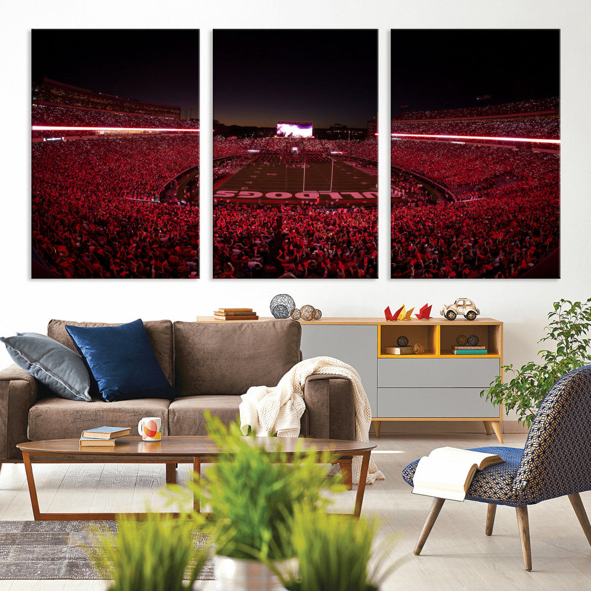 Sanford Stadium Wall Art Canvas Print – Georgia Bulldogs