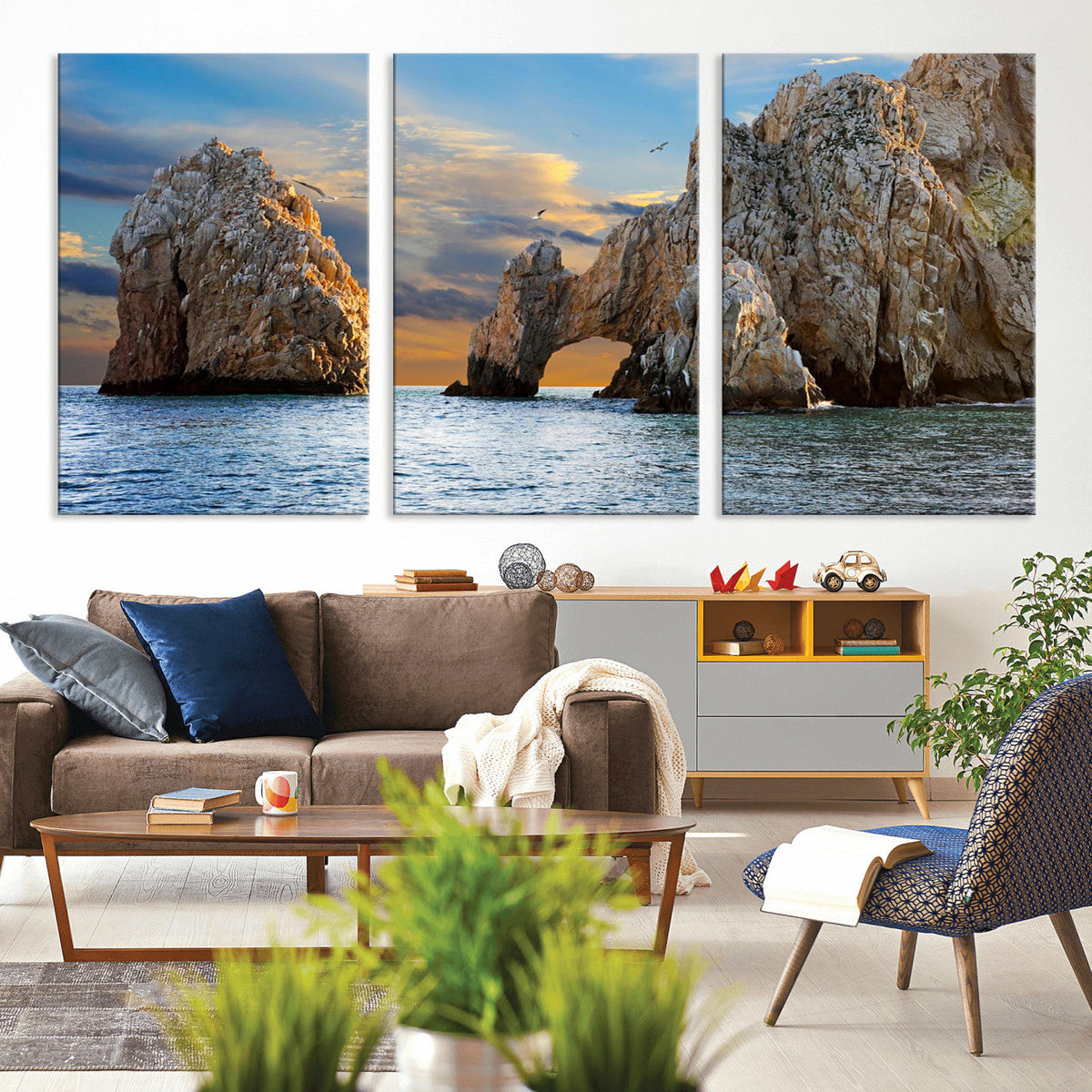 The Arch Cabo San Lucas Ocean Arch Wall Art Canvas Print,