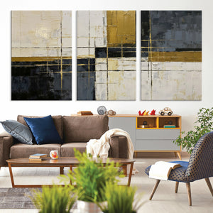 Geometric Abstract Wall Art Canvas Print