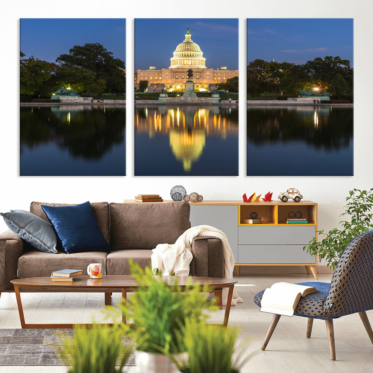 US Capitol Building Wall Art Canvas Print – Washington DC