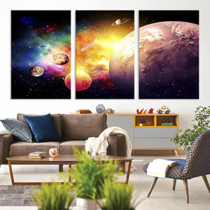 Space and Galaxy Canvas Print