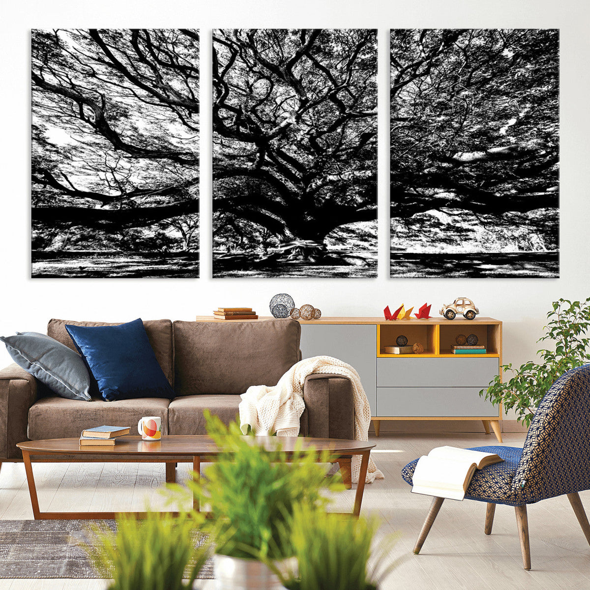 Mighty Angel Oak Wall Art | Angel Oak Tree Art Print