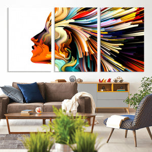 Profile Colors Canvas Print
