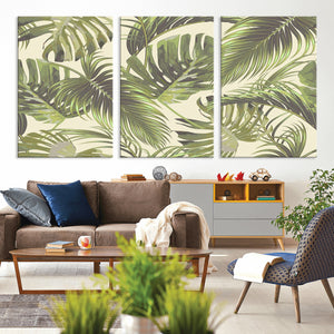 Palm Leaves Canvas Print