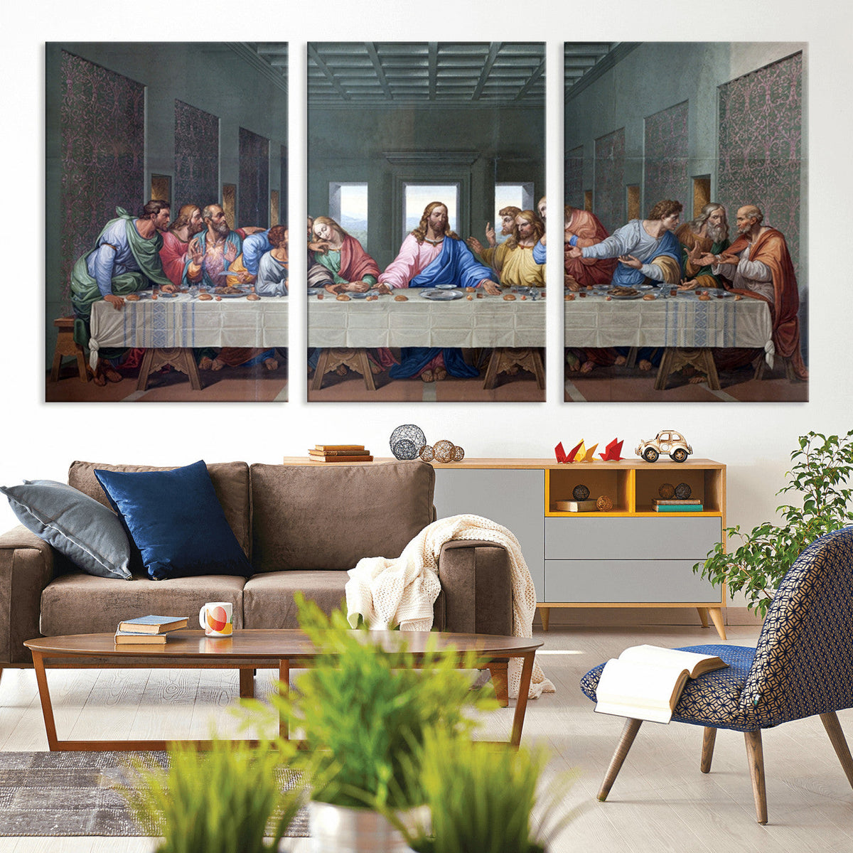 The Last Supper Multi Panel Canvas Wall Art