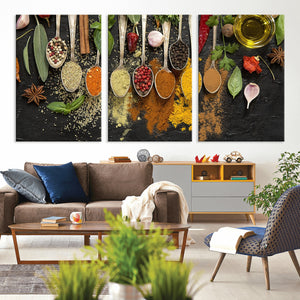 Spices Wall Art Canvas Print