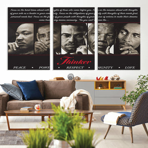 Thinkers of Wall Art Canvas Print - Inspirational Wall Art