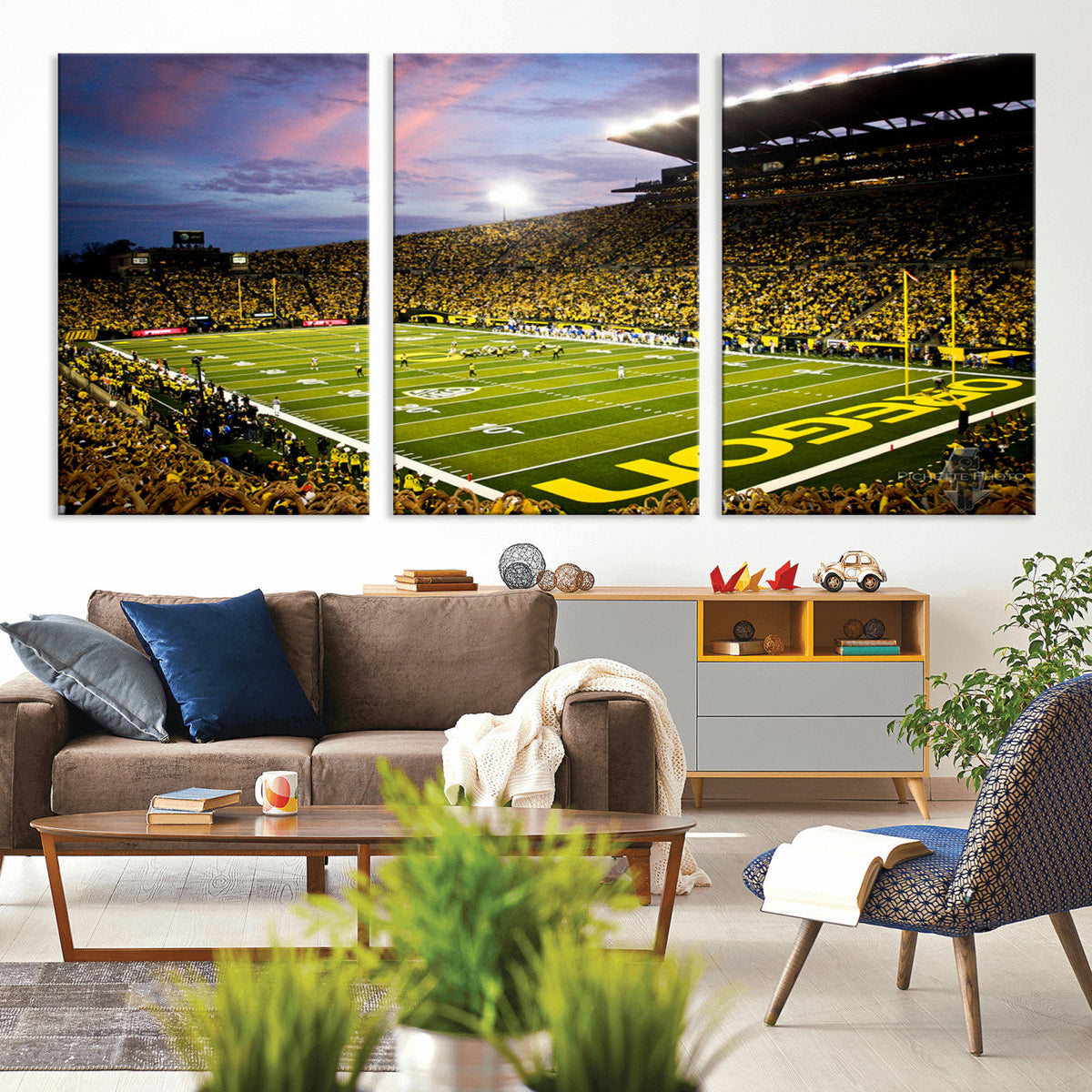 University of Oregon Ducks Football Team Print - Eugene