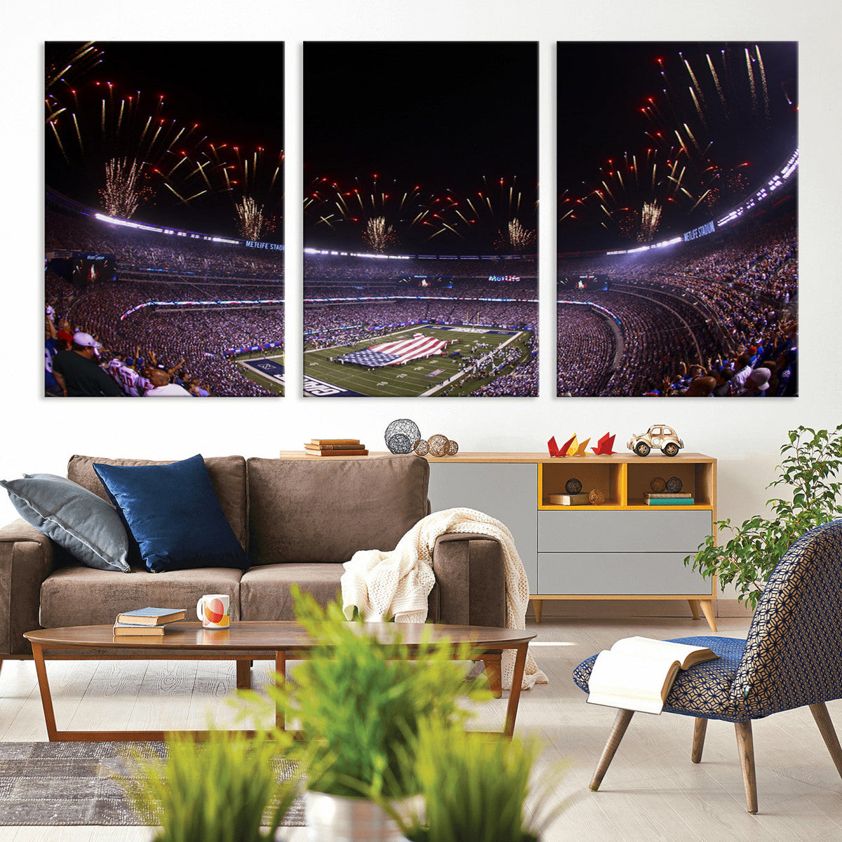 New York Giants Football Team Print - East Rutherford