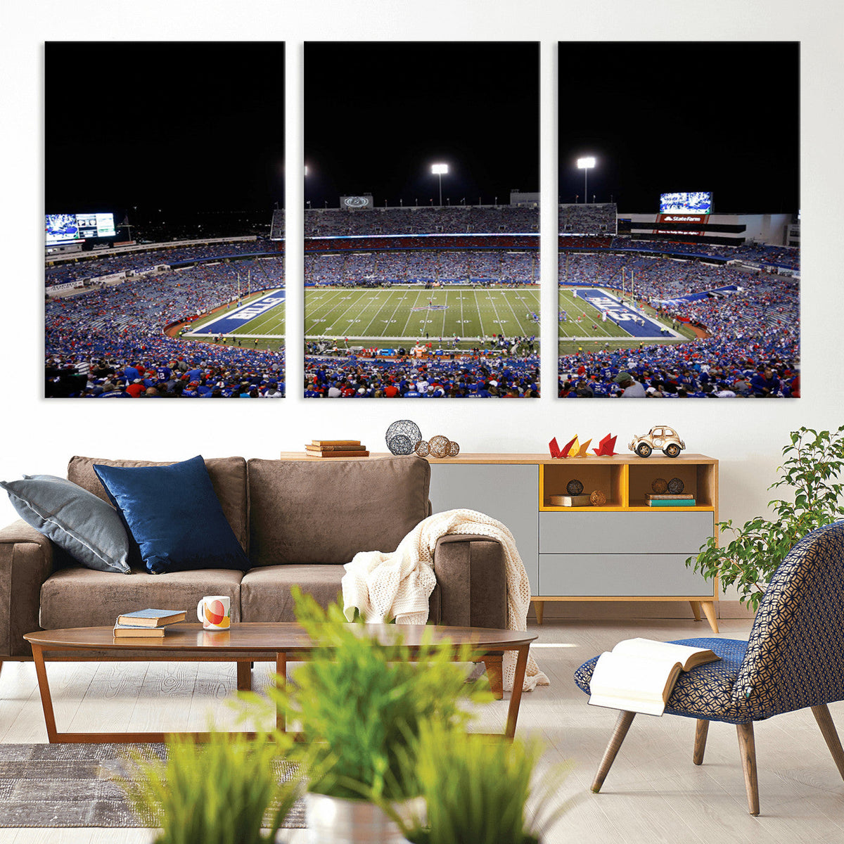 Buffalo Bills Wall Art - Buffalo Bills Stadium Canvas Print,