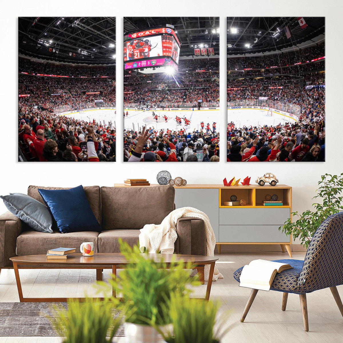 Amerant Bank Arena Wall Art Canvas Print - Basketball Arena