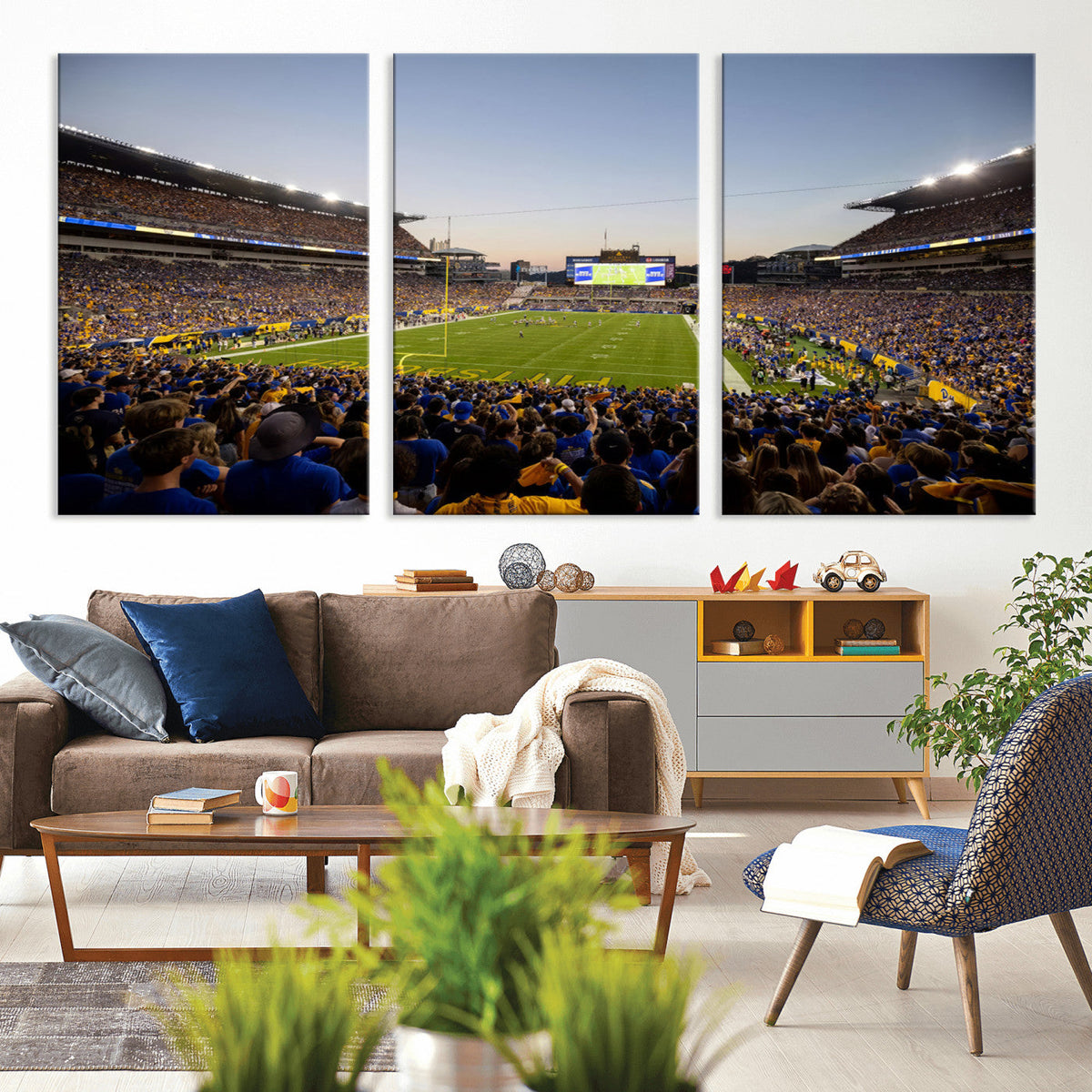 Pittsburgh Panthers Football Team Print - Pittsburgh