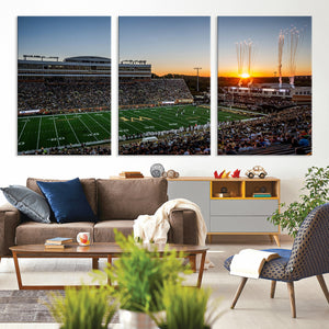 Demon Deacons Football Team Print Canvas- Winston-Salem