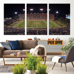 Demon Deacons Print Canvas, Football Team Print -