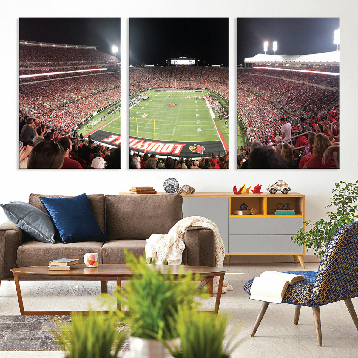 University of Louisville Cardinals Football Team Print -