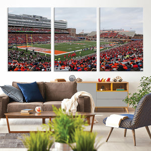 University of Illinois Fighting Illini Football Team Print -