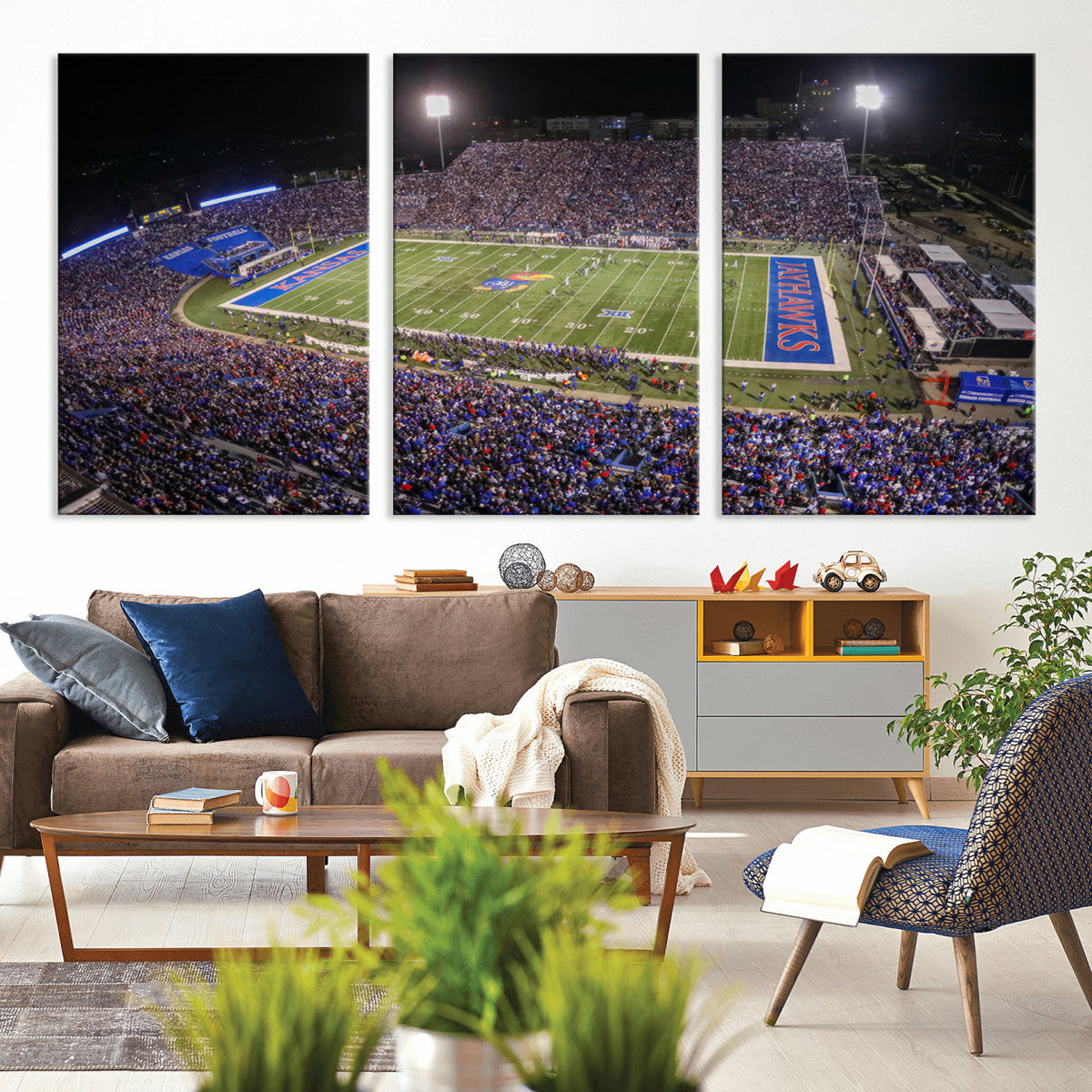 University of Kansas Jayhawks Football Team Print - Lawrence