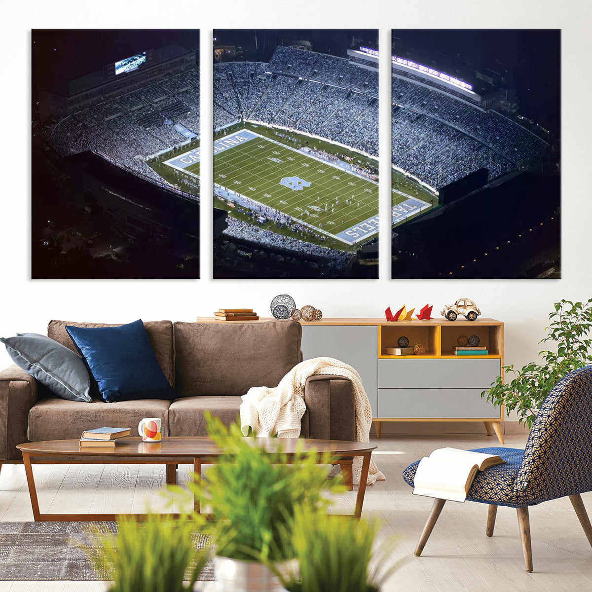 University of North Carolina Tar Heels Football Team Print -