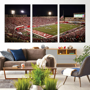 Indiana University Hoosiers Football Team Print Canvas -