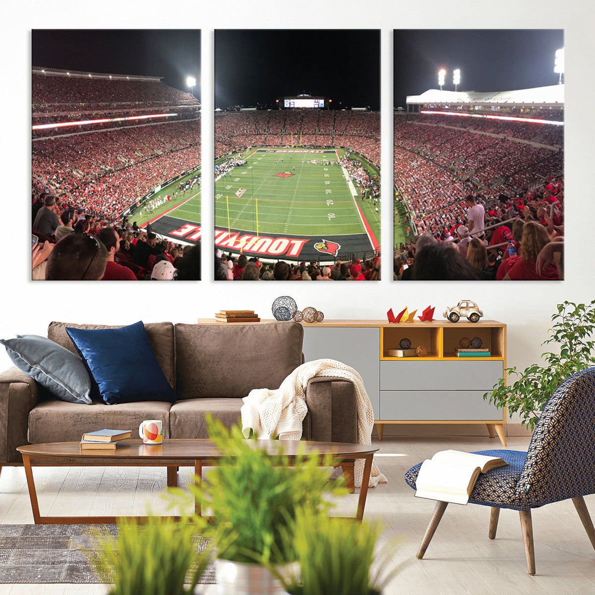 University of Louisville Cardinals Football Team Print -