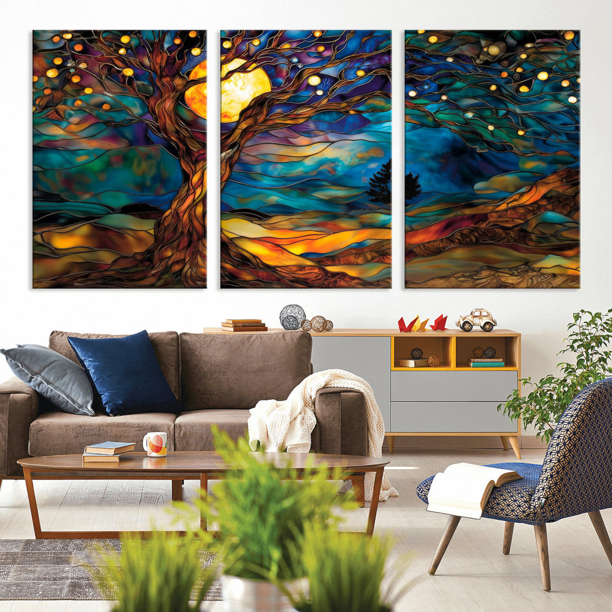 Tree of Life Wall Art - Yggdrasil Tree of Life Canvas Print