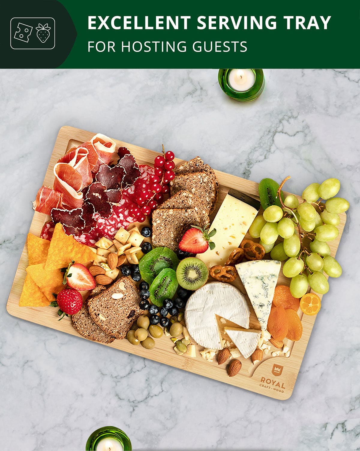 Cutting Board Large 15x10 by Royal Craft Wood